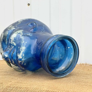 Üveg fej, paróka tartó, kalaptartó, bolti dekoráció - otthon & életmód - dekoráció - dísztárgy - Meska.hu