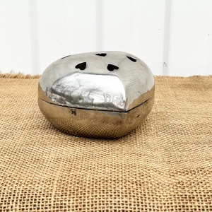 Szójaviasz gyertya fém szív edénybe öntve - otthon & életmód - gyertya, illat, aroma - gyertya - Meska.hu