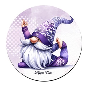 6 db cuki jóga manós kör alakú alátét szett (#55) - otthon & életmód - konyhafelszerelés, tálalás - tálalás - tányér- és poháralátét - Meska.hu