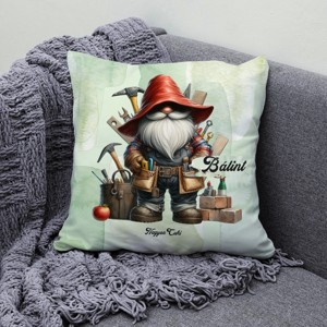 Névvel kérhető - A legjobb Ezermester manó mintás párna - otthon & életmód - lakástextil - párna & párnahuzat - díszpárna (belsővel együtt) - Meska.hu