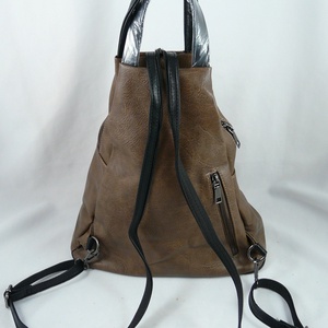 Vera Pelle replika. Masszív műbőr hátitáska, kézzel festett, egyedi mintával! - táska & tok - hátizsák - kishátizsák - Meska.hu