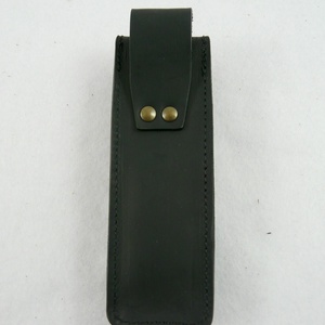 Bicskatok. Hal nyomattal, tartós fekete marhabőrből kézzel készült. Magyar termék! - otthon & életmód - konyhafelszerelés, tálalás - sütés, főzés - kés & késtartó - Meska.hu