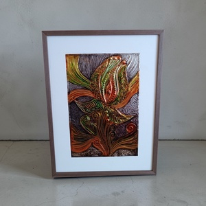 A mag ébredése (lemezdomborítás) - művészet - festmény - festmény vegyes technika - Meska.hu