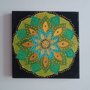 Mandala 20x20cm - Meska.hu