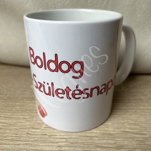 Boldog Születésnapot bögre - otthon & életmód - konyhafelszerelés, tálalás - tálalás - bögre & csésze - Meska.hu