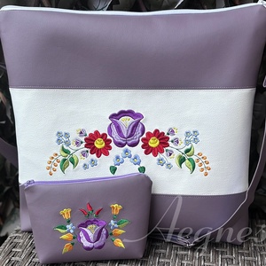 Lila táskaszett - Meska.hu