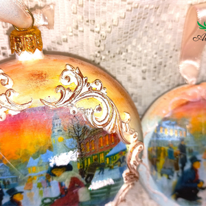 Karácsonyfa dísz korcsolyázókkal szett - karácsony - karácsonyi lakásdekoráció - karácsonyfadíszek - Meska.hu