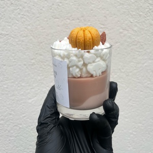 Őszi szójagyertya Autumn Glow - Kézműves gyertya - otthon & életmód - gyertya, illat, aroma - gyertya - Meska.hu