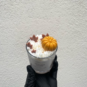 Őszi szójagyertya Autumn Glow - Kézműves gyertya - otthon & életmód - gyertya, illat, aroma - gyertya - Meska.hu