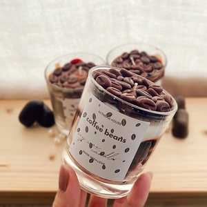 Coffee Beans � Kézműves szójaviasz gyertya kávé illattal, desszert stílusú ajándék kávérajongóknak, Otthon & Életmód, Gyertya, illat, aroma, Gyertya, , MESKA