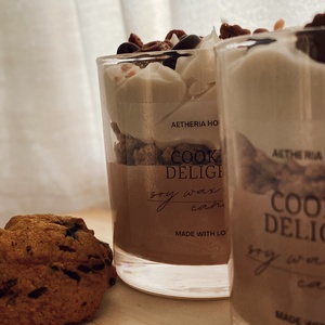 Desszert Szója gyertya - Cookie Delight Kézműves gyertya - otthon & életmód - gyertya, illat, aroma - gyertya - Meska.hu