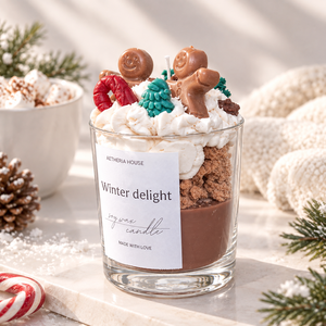 Winter Delight � Karácsonyi kézműves szójagyertya  Aetheria House illatos, természetes gyertya, ajándékötlet - otthon & életmód - gyertya, illat, aroma - gyertya - Meska.hu