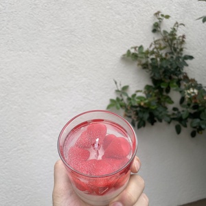 250 ml eper illatú szójagyertya � kézműves desszert gyertya gyümölcsökkel � egyedi ajándék - otthon & életmód - gyertya, illat, aroma - gyertya - Meska.hu