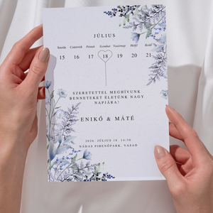 Esküvői meghívó - Lilac, Esküvő, Meghívó & Kártya, Meghívó, Fotó, grafika, rajz, illusztráció, MESKA