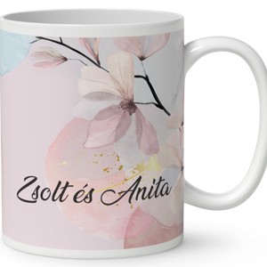 Kérd a neveddel - Légy a feleségem Nyuszikám mintás bögre - otthon & életmód - konyhafelszerelés, tálalás - tálalás - bögre & csésze - Meska.hu