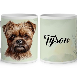 Névvel kérhető - Barna Affenpinscher portré mintás bögre, Otthon & Életmód, Konyhafelszerelés, tálalás, Tálalás, Bögre & Csésze, , MESKA