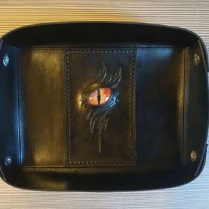 Sárkányszemes kockadobó tálca - PIROS szemmel, , , MESKA