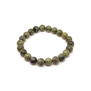 Szerpentin világos ásvány karkötő golyós 8mm, Ékszer, Karkötő, Ásványkarkötő, , MESKA