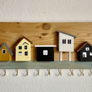 Egyedi kulcstartó fotó alapján - otthon & életmód - dekoráció - fali és függő dekoráció - fali kulcstartó - Meska.hu