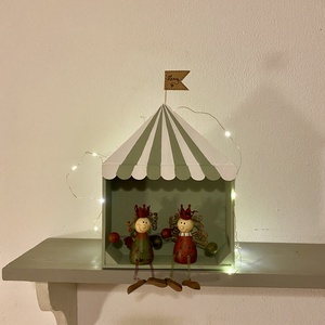 Menta babapolc, cirkuszos polc - baba - mama - babaszobabútor - polc, fogas - Meska.hu