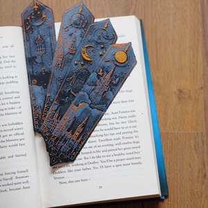 Harry Potter Roxfort inspirálta könyvjelző szett 4 db - könyv & zene - könyvjelző - Meska.hu
