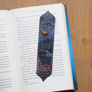Harry Potter Roxfort inspirálta könyvjelző szett 4 db - könyv & zene - könyvjelző - Meska.hu
