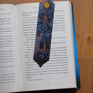 Harry Potter Roxfort inspirálta könyvjelző szett 4 db - könyv & zene - könyvjelző - Meska.hu