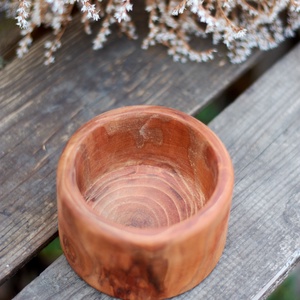 Esztergált mandula fa tál - otthon & életmód - dekoráció - asztal és polc dekoráció - dekorációs tál, tartó - Meska.hu