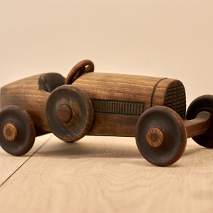 Fa autó - 'Bugatti', Otthon & Életmód, Dekoráció, Dísztárgy, Famegmunkálás, MESKA