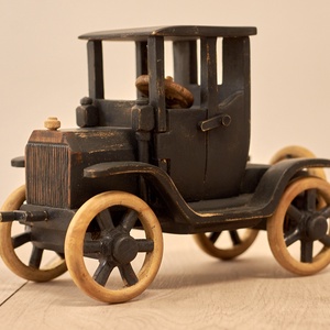 Fa autó - 'Lizzy', Otthon & Életmód, Dekoráció, Dísztárgy, Famegmunkálás, MESKA