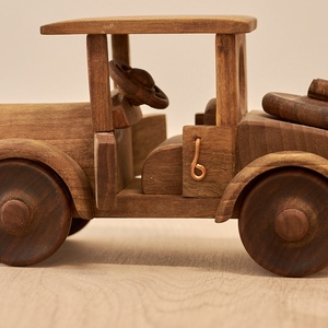 Fa autó - 'A modell' - otthon & életmód - dekoráció - dísztárgy - Meska.hu