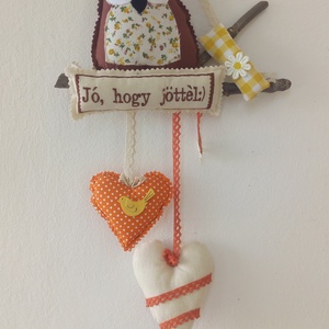 baglyos ajtódísz - otthon & életmód - dekoráció - Meska.hu