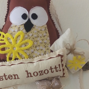 baglyos ajtódísz -  - Meska.hu