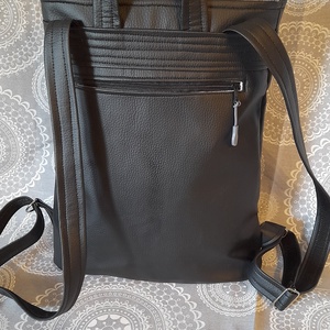 Mandalás  fekete-szürke hátitáska - táska & tok - hátizsák - hátizsák - Meska.hu