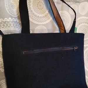 farmertáska vízhatlan textilbetéttel - táska & tok - kézitáska & válltáska - válltáska - Meska.hu