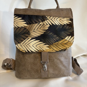 Drapp hátitáska egyedi mintával, Táska & Tok, Hátizsák, Hátizsák, Varrás, MESKA