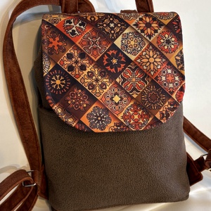 hátitáska csempemintával, Táska & Tok, Hátizsák, Kishátizsák, Varrás, MESKA