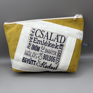 Neszesszer pozitív üzenettel, Táska & Tok, Neszesszer, Varrás, MESKA