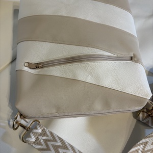 Csíkos oldaltáska  - táska & tok - kézitáska & válltáska - kézitáska - Meska.hu