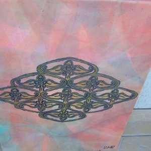 Ősi Magyar motívum festmény -  - Meska.hu