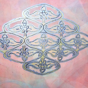 Ősi Magyar motívum festmény -  - Meska.hu