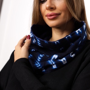 Indigó csősál - ruha & divat - sál, sapka, kendő - sál - Meska.hu