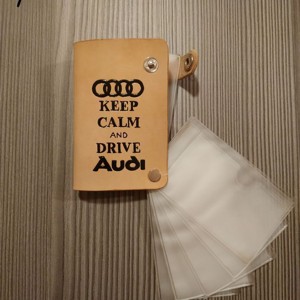Audis, feliratos igazolványtató - táska & tok - pénztárca & más tok - kártyatartó & irattartó - Meska.hu