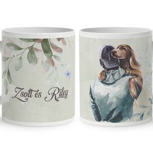 Kérd a neveddel - Kutya barátság mintás bögre, Otthon & Életmód, Konyhafelszerelés, tálalás, Tálalás, Bögre & Csésze, , MESKA