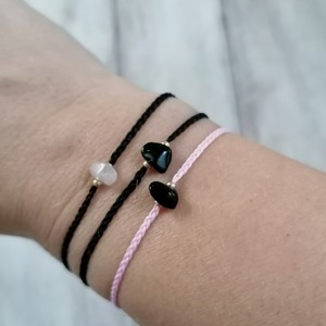 Páros karkötő - Szerencse, Ékszer, Karkötő, Gyöngyös karkötő, Ékszerkészítés, Fonás (csuhé, gyékény, stb.), MESKA