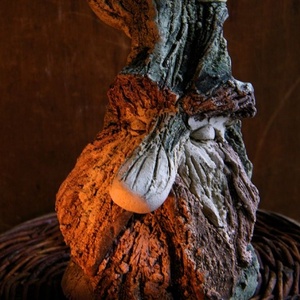 Borongár apó kerámia mécsestartó -  - Meska.hu