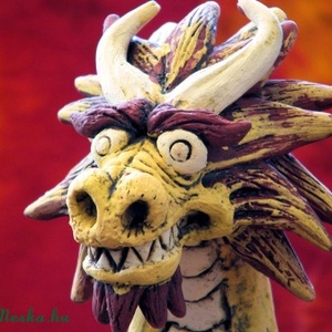 Szerencsesárkány kerámia füstölőtartó -  - Meska.hu