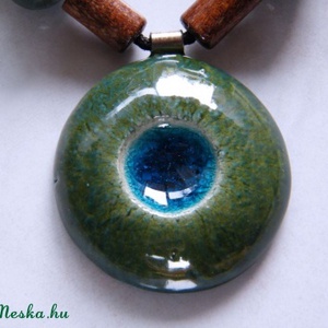 Rusztikus kerámia nyaklánc -  - Meska.hu