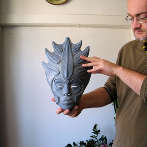 Tündérkirálynő - Kerámia falidísz -  - Meska.hu