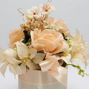 Púder virágbox - esküvő - dekoráció - asztaldísz - Meska.hu